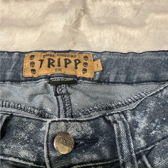 Tripp NYC Daang Goodman Bleach Splash Jeans Size 1 - Picture 4 of 11